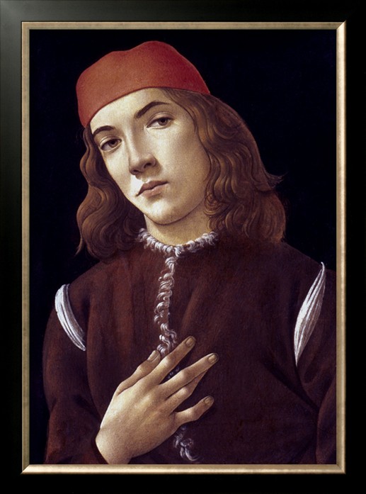 Portrait Of A Youth - Sandro Botticelli painting on canvas